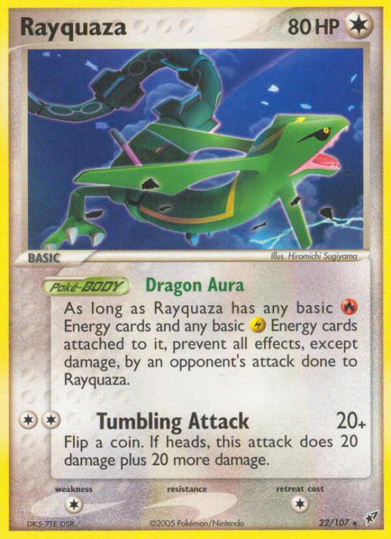 Rayquaza 22/107 EX Deoxys