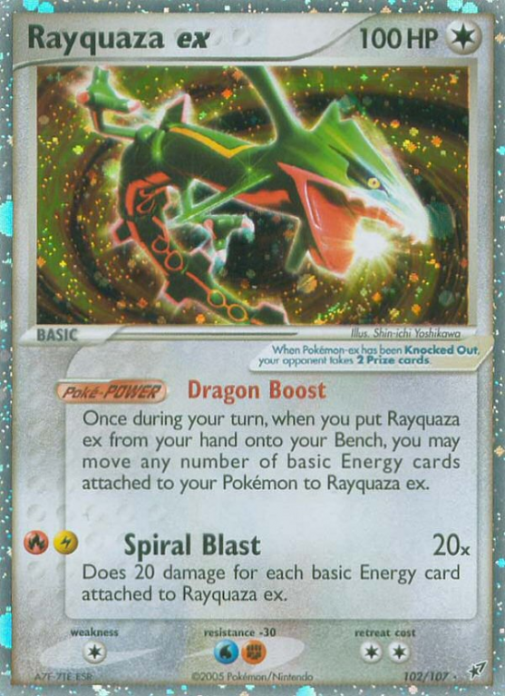 Rayquaza ex 102/107 EX Deoxys