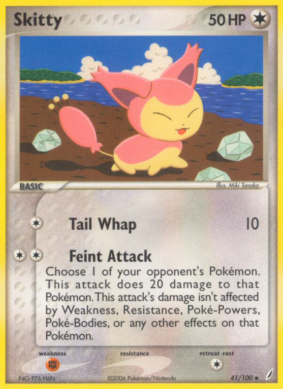 Skitty 41/100 EX Crystal Guardians