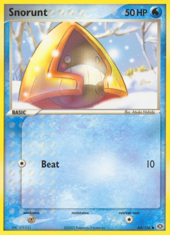 Snorunt 64/106 EX Emerald