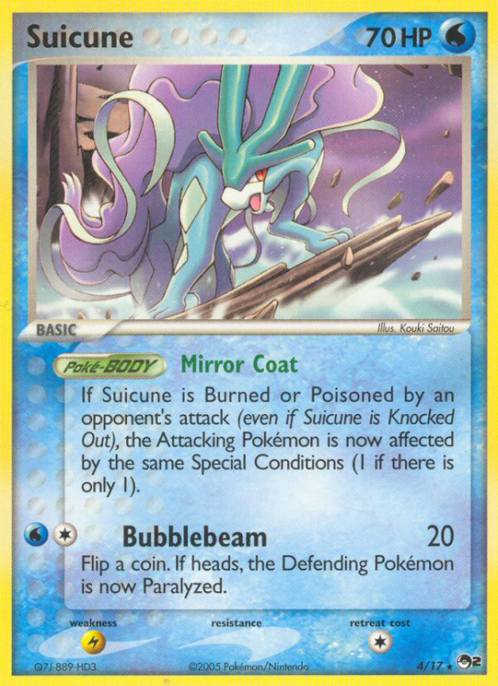 Suicune 4/17 POP POP Series 2