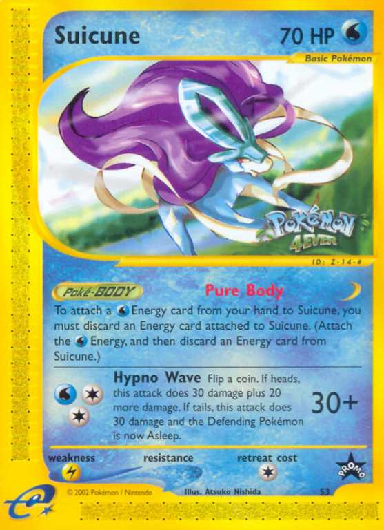 Suicune 53/53 Base Wizards Black Star Promos