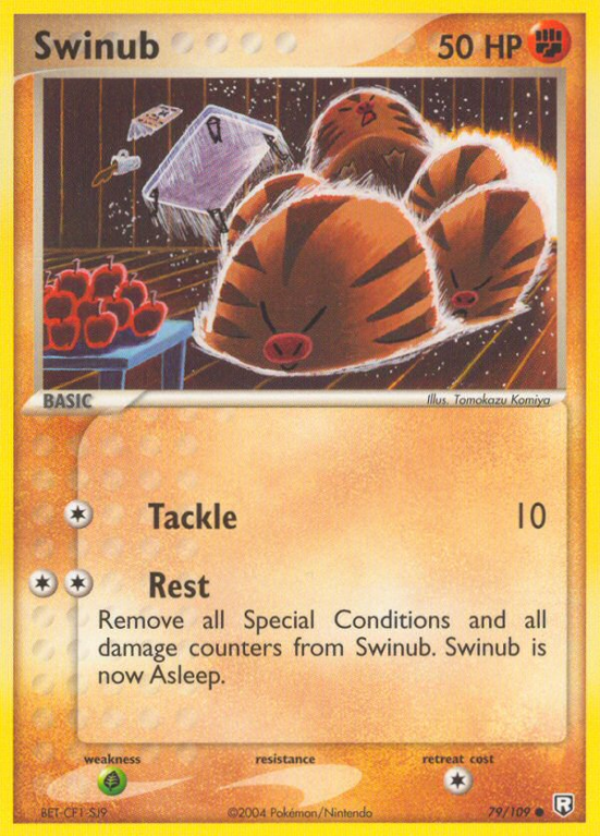 Swinub 79/109 EX Team Rocket Returns