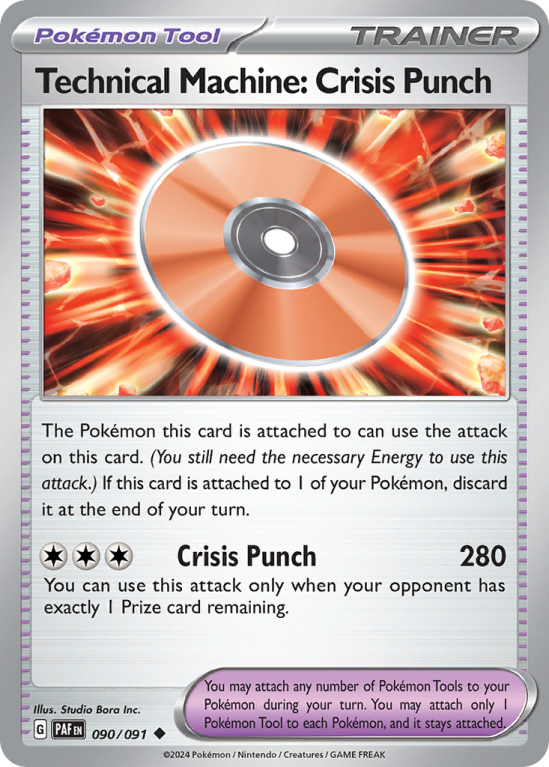 Technical Machine: Crisis Punch 90/91 Scarlet & Violet Paldean Fates