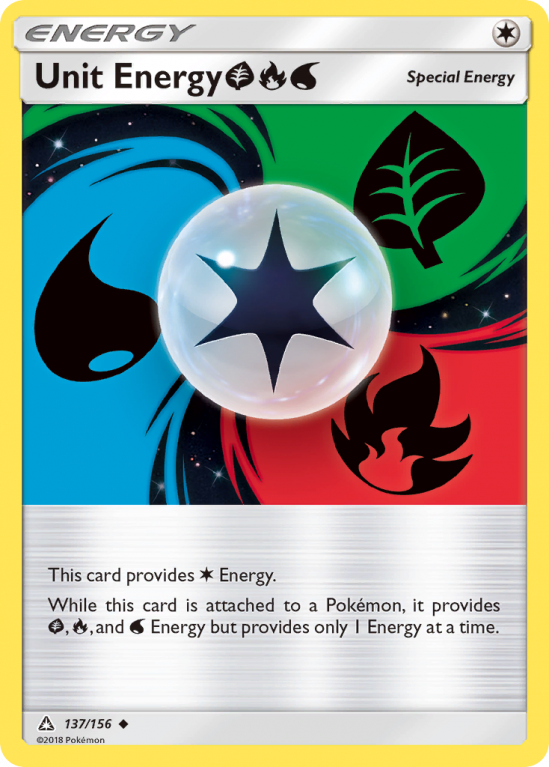 Unit Energy GrassFireWater 137/156 Sun & Moon Ultra Prism