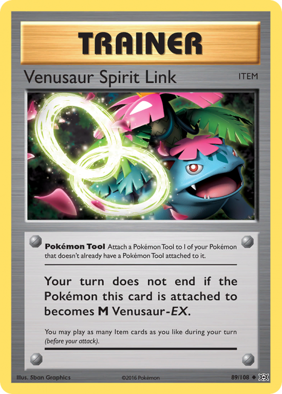 Venusaur Spirit Link 89/108 XY Evolutions