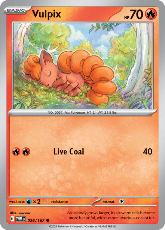 Vulpix 26/167 Scarlet & Violet Twilight Masquerade