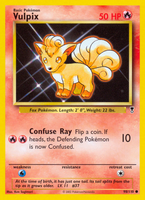 Vulpix 98/110 Other Legendary Collection