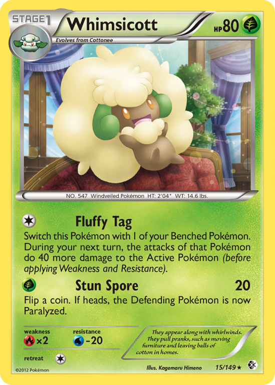 Whimsicott 15/149 Black & White Boundaries Crossed