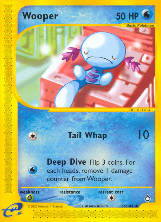 Wooper 66/147 E-Card Aquapolis