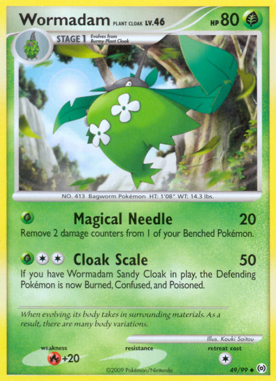 Wormadam Plant Cloak 49/99 Platinum Arceus