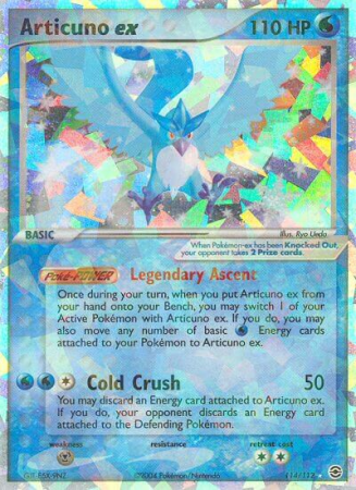 Articuno ex 114/112 EX FireRed & LeafGreen