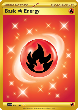 Basic Fire Energy 230/197 Scarlet & Violet Obsidian Flames