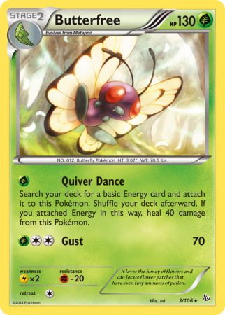 Butterfree 3/106