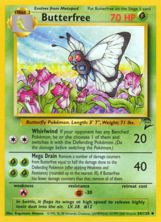 Butterfree 34/130