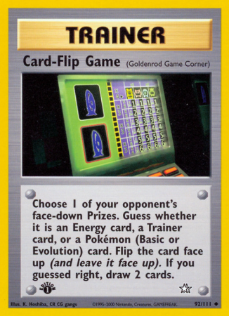 Card-Flip Game 92/111 Neo Neo Genesis
