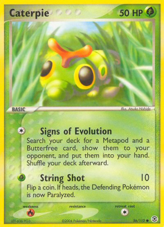 Caterpie 56/112 EX FireRed & LeafGreen
