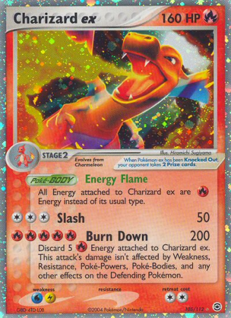 Charizard ex 105/112 EX FireRed & LeafGreen