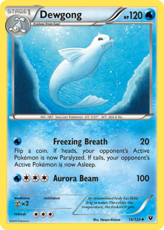 Dewgong 16/124 XY Fates Collide