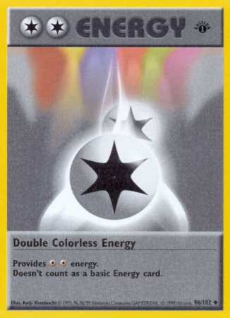 Double Colorless Energy 96/102 Base Base Set
