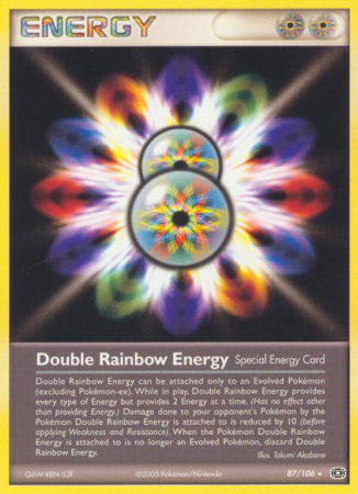 Double Rainbow Energy 87/106 EX Emerald