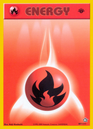 Fire Energy 107/111 Neo Neo Genesis
