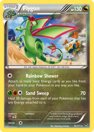 Flygon 76/111 XY Furious Fists