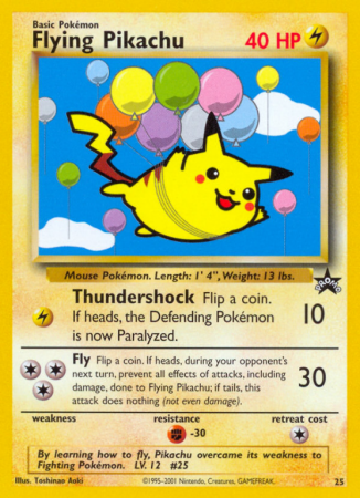 Flying Pikachu 25/53
