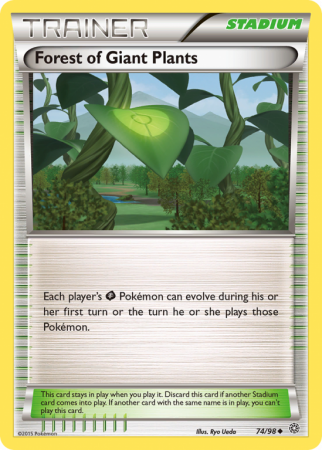 Forest of Giant Plants 74/98 XY Ancient Origins
