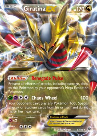 Giratina-EX 57/98 XY Ancient Origins