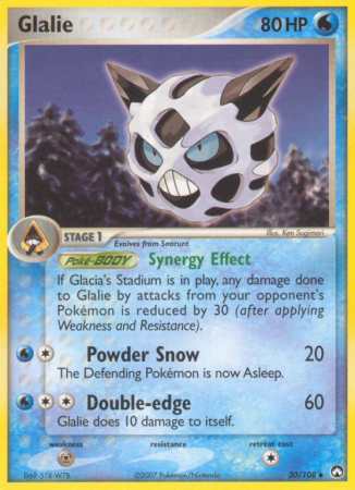 Glalie 30/108 EX Power Keepers