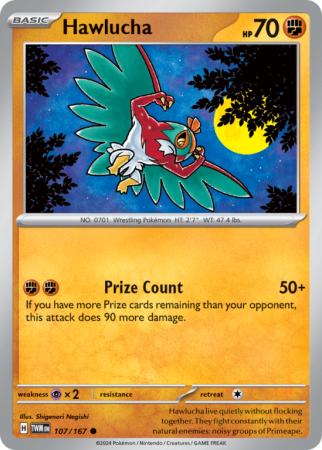 Hawlucha 107/167 Scarlet & Violet Twilight Masquerade