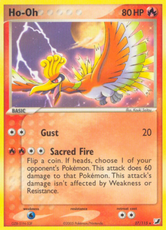Ho-Oh 27/115 EX Unseen Forces