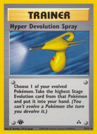 Hyper Devolution Spray 73/75 Neo Neo Discovery