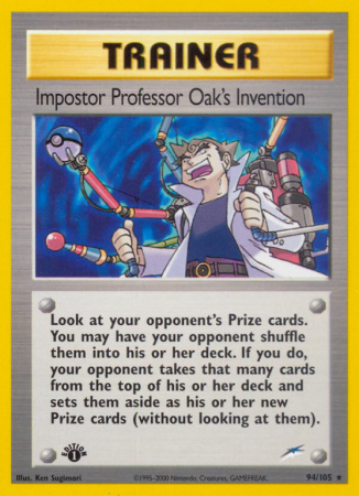 Impostor Professor Oak's Invention 94/113 Neo Neo Destiny