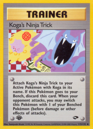 Koga's Ninja Trick 115/132 Gym Gym Challenge