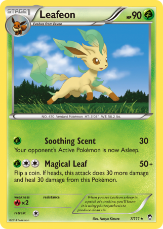 Leafeon 7/111 XY Furious Fists