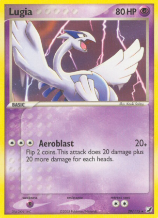 Lugia 29/115 EX Unseen Forces