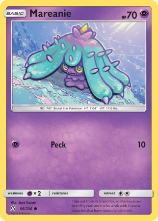 Mareanie 96/236 Sun & Moon Unified Minds