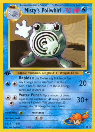 Misty's Poliwhirl 53/132