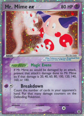 Mr. Mime ex 111/112 EX FireRed & LeafGreen