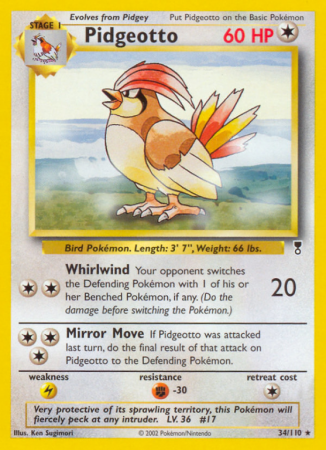 Pidgeotto 34/110 Other Legendary Collection