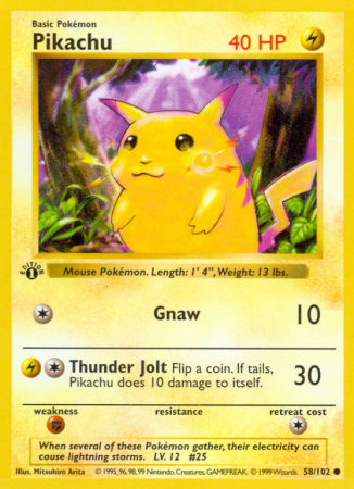 Pikachu 58/102