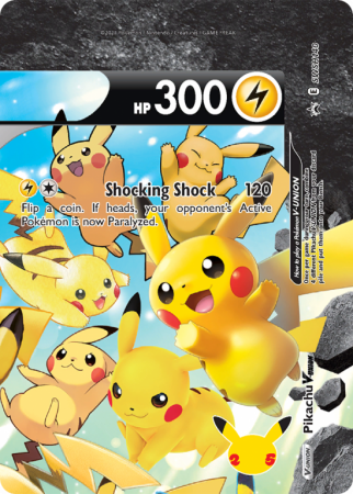 Pikachu V-UNION SWSH140/184 Sword & Shield SWSH Black Star Promos