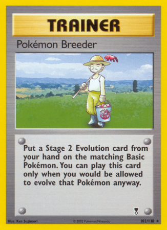 Pokémon Breeder 102/110 Other Legendary Collection
