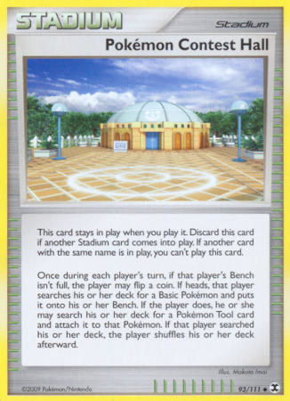 Pokémon Contest Hall 93/111