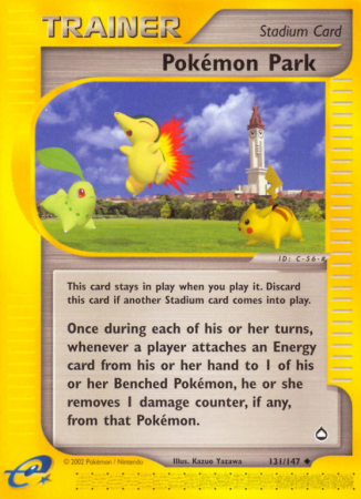 Pokémon Park 131/147 E-Card Aquapolis