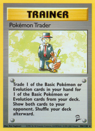 Pokémon Trader 106/130 Base Base Set 2