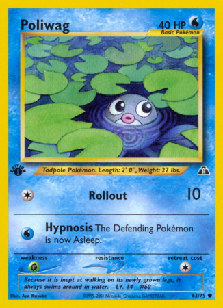 Poliwag 62/75 Neo Neo Discovery