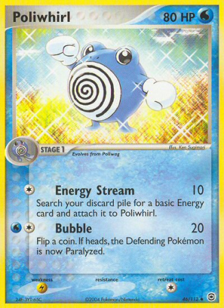 Poliwhirl 46/112 EX FireRed & LeafGreen